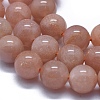 Natural Orange Sunstone Beads Strands G-D0013-76B-3