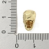 Brass Micro Pave Clear Cubic Zirconia Beads ZIRC-P119-17B-G-3
