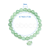 SUNNYCLUE Natural Green Aventurine Round Beads Stretch Bracelets BJEW-PH0001-8mm-24-3