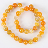 Natural Gemstone Agate Round Bead Strands G-E234-13-2