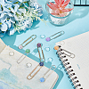  DIY Blank Dome Safety Pin Brooch Making Kit FIND-NB0003-02-5