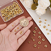 PandaHall Elite 120Pcs 4 Styles Brass Spacer Beads KK-PH0006-63-3