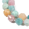 Natural Amazonite & Kunzite & Aventurine Beads Strands G-O201B-149H-3