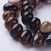 Natural Striped Agate/Banded Agate Beads Strands G-K206-01L-3