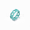 Spray Painted Alloy Cuff Rings X-RJEW-T011-29F-RS-3