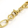 Fashionable 304 Stainless Steel Figaro Cable Chain Bracelets STAS-A028-B094-3