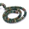 Natural Indian Agate Bead Strands G-R408-5x8-16-2