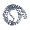 Electroplate Glass Beads Strands GLAA-Q101-02A-PL05-2