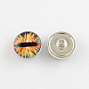 Brass Jewelry Snap Buttons X-BUTT-R028-M-2