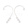 316 Stainless Steel Ear Cuff Findings STAS-H148-01P-2