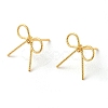 Brass Stud Earrings for Women EJEW-F334-03G-03-1