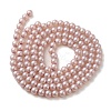 Baking Painted Pearlized Glass Pearl Round Bead Strands HY-Q003-6mm-47-01-4