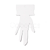 Hand Shaped Cardboard Paper Bracelet Display Cards CDIS-F004-01B-2