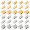 Unicraftale 36Pcs 6 Style 201 & 304 Stainless Steel Slide Charms STAS-UN0043-59-1