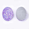 Electroplate Druzy Resin Cabochons CRES-T012-08-M-2