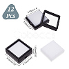 Square Plastic Loose Diamond Display Boxes CON-WH0092-61B-02-2