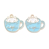 Alloy Enamel Pendants PALLOY-D015-01-3