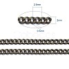 Brass Twisted Chains X-CHC-S095-AB-NF-3