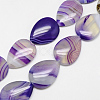 Natural Striped Agate/Banded Agate Bead Strands X-G-Q468-61-1