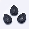 Synthetic Blue Goldstone Cabochons G-P384-D08-1