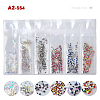 Glass Rhinestone Flat Back Cabochons MRMJ-T009-034A-SS4-1