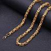 Titanium Steel Byzantine Chain Necklaces for Men FS-WG56795-186-1