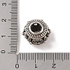 Tibetan Style Hollow Out Alloy European Beads TIBE-Q090-47AS-3