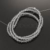 Natural Quartz Crystal Round Beads Strands G-P058-01-2