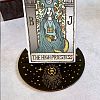 Carved Wooden Tarot Card Stand Holder DIY-WH0355-009-6