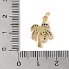 Brass Micro Pave Cubic Zirconia Pendants KK-M283-14A-02-3