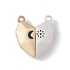 Love Heart Alloy Magnetic Clasps FIND-C013-02D-2