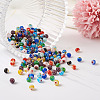 Yilisi 200Pcs 10 Colors Round Millefiori Glass Beads LK-YS0001-01-15