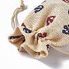 Burlap Packing Pouches Drawstring Bags ABAG-L016-A10-4