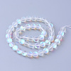 Synthetic Moonstone Beads Strands X-G-R375-8mm-A13-2