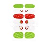 Avocados & Strawberries & Flowers Full Cover Nail Art Stickers MRMJ-T109-WSZ639-1