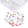 DIY 24 Style Acrylic & ABS Beads Jewelry Making Finding Kit DIY-NB0012-02F-3