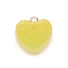 Resin Pendants RESI-WH0025-15A-2