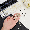 PandaHall Elite 3904pcs 12 Styles ABS Plastic Imitation Pearl Beads KY-PH0001-91-3