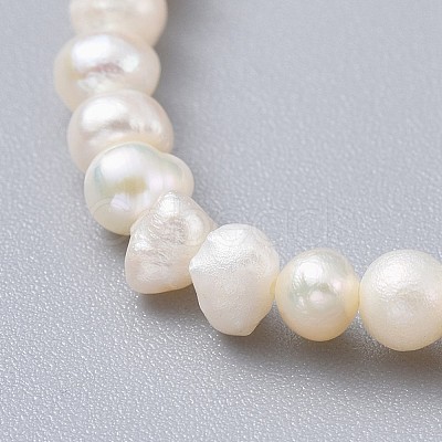 Natural Freshwater Pearl Beads Bracelets BJEW-JB04618-1