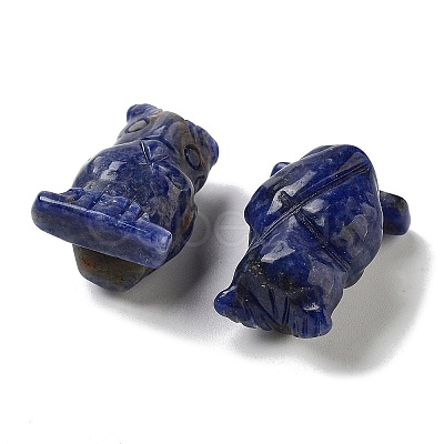 Natural Sodalite Carved Figurines DJEW-L023-G12-1