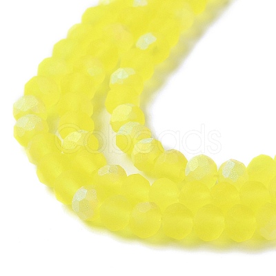 Transparent Glass Beads Strands EGLA-A044-T6mm-MB29-1