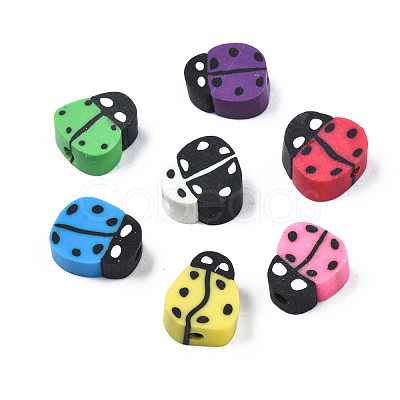 Handmade Polymer Clay Beads X-CLAY-N011-43A-1