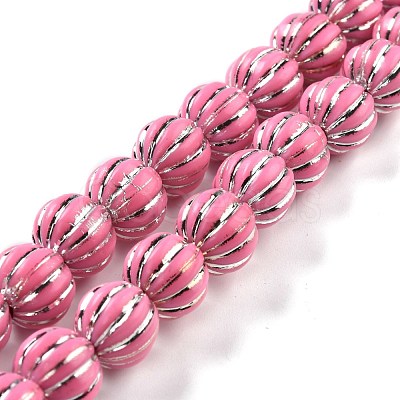 Grooved Resin Beads Strands RESI-M023-01B-1