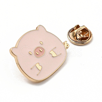 Cute Animal Cartoon Enamel Pin JEWB-R020-01C-1