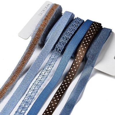 18 Yards 6 Styles Polyester Ribbon SRIB-C001-F03-1