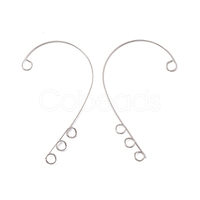 Tarnish Resistant 316 Stainless Steel Ear Cuff Findings STAS-H148-01P-1