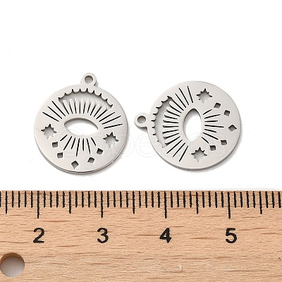 Non-Tarnish 316L Surgical Stainless Steel Pendants STAS-F302-10P-02-1