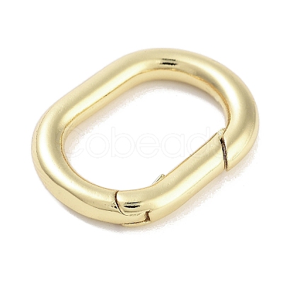 Brass Spring Gate Rings KK-M293-55G-1