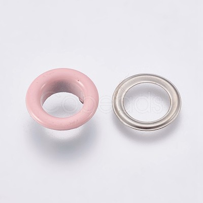 Iron Grommet Eyelet Findings IFIN-WH0023-B05-1