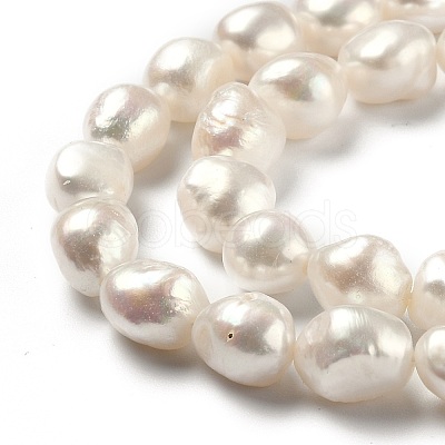 Natural Cultured Freshwater Pearl Beads Strands PEAR-L033-34D-1